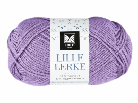 Dale Garn Dale Garn Lille Lerke Lys Lavendel 8159 50g Dale Garn Dale Garn Lille Lerke Lys Lavendel 8159 50g