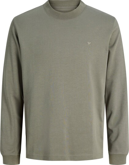 Jack & Jones Jprblaethan Ls Mock Neck Tee Khaki green XS