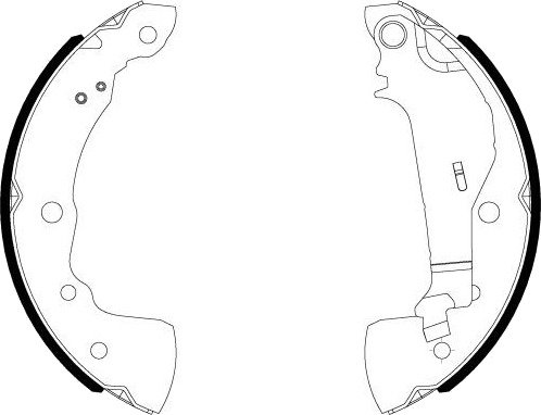 Bremsesko sett HELLA 8DB 355 038-021