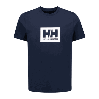 Helly hansen Box T-Shirt t-skjorte herre Dark Blue XL Helly hansen Box T-Shirt t-skjorte herre Dark Blue XL