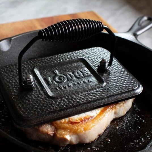 Lodge Cast Iron - Classic Collection grillpresse støpejern 1,2 kg Lodge Cast Iron - Classic Collection grillpresse støpejern 1,2 kg