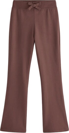 Lindex Flared Sweatpants - Brown - 134