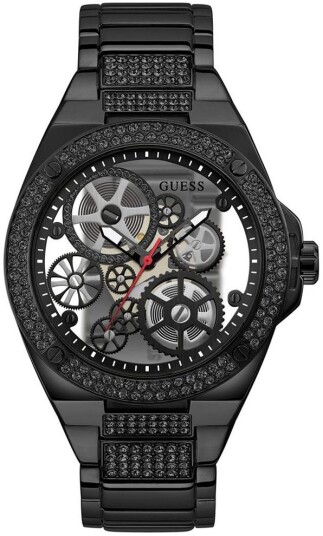 Guess Herreklokke GW0323G3 Reveal Skjelettkuttet/Stål Ø45 mm