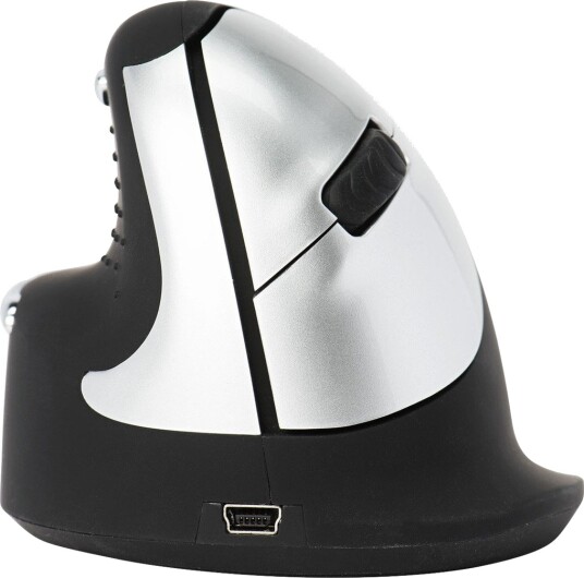 R-Go HE Vertikal Trådløs Venstrehånd Mus Medium Ergonomisk Design