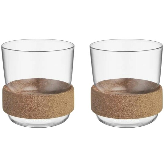 Kosta Boda Viva Glasskopp 30 cl Med Korkring 2 pk Kosta Boda Viva Glasskopp 30 cl Med Korkring 2 pk