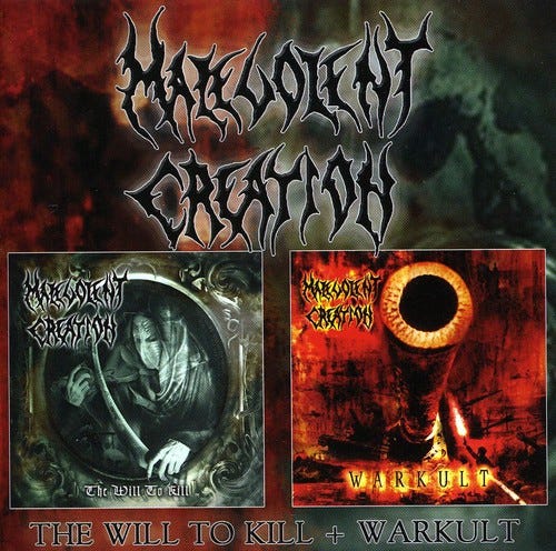 Malevolent Creation  The Will To Kill/Warkult  CD