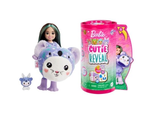 Barbie Mattel Cutie Reveal Chelsea Doll Koala Bunny Series Dyrekostymer Hrk31 Barbie Mattel Cutie Reveal Chelsea Doll Koala Bunny Series Dyrekostymer Hrk31