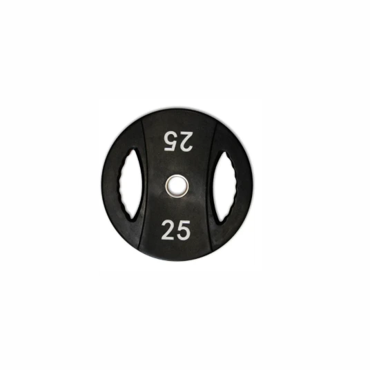 SQ&SN PU vektskive 25 kg med håndtak. Hulldiameter 50 mm. Slitesterk og holdbar perfekt for crossfit og funksjonell trening SQ&SN PU vektskive 25 kg med håndtak. Hulldiameter 50 mm. Slitesterk og holdbar perfekt for crossfit og funksjonell trening