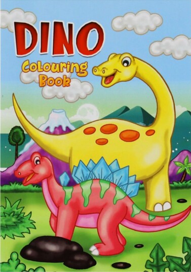 Malerbok A4 Junior Dinosaur 16 Sider