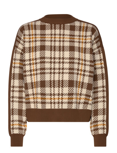 RODEBJER Rodebjer Reilly Eco Check - Brown - M
