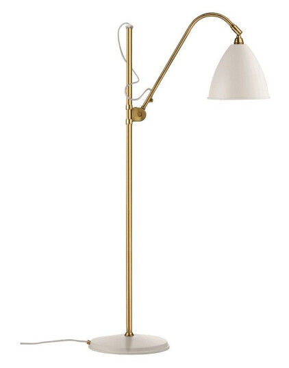 Bestlite BL3M Gulvlampe Matt Hvit & Messing Bestlite BL3M Gulvlampe Matt Hvit & Messing