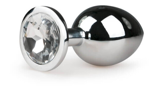 Easytoys Anal Collection EasyToys Anal Collection Metal Butt Plug No. 2 ET125CLR