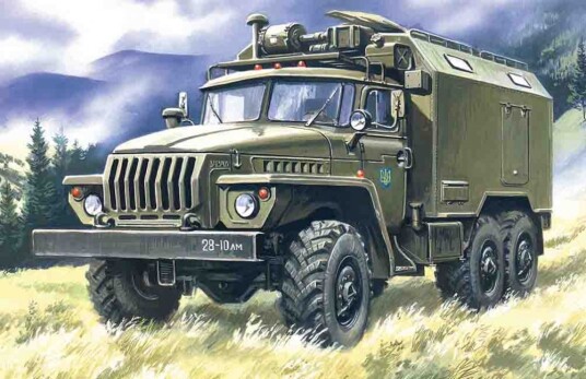 ICM 1/72 Ural-43203 - Command Vehicle