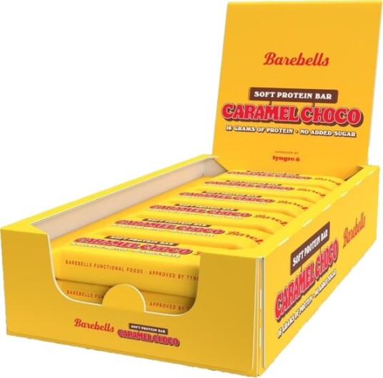 Barebells Protein Bar,12x55g Soft Caramel Choco Barebells Protein Bar,12x55g Soft Caramel Choco