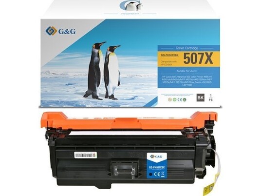 G&G Toner G&G-Kompatibel Toner Med Hp Ce400x Nt-Ph507xbkCe400x Hp 507X Svart 11000S