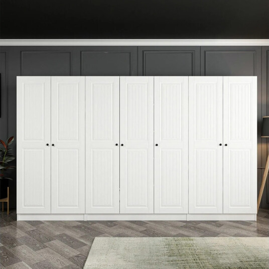 Fruitland Garderobe 315 cm - Hvit