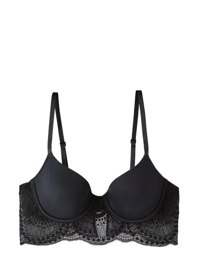 Etam Pure Infini Light Padded Classic Bra Black E x 85 Etam Pure Infini Light Padded Classic Bra Black E x 85