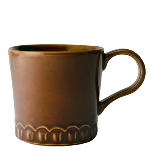 PotteryJo Tulipa kopp med håndtak 40 cl umbra PotteryJo Tulipa kopp med håndtak 40 cl umbra