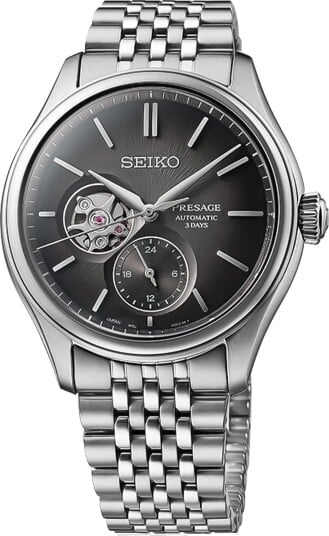 Seiko Herreklokke SPB471J1 Presage Sort/Stål Ø40.2 mm Seiko Herreklokke SPB471J1 Presage Sort/Stål Ø40.2 mm