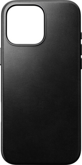 Nomad Horween l??rdeksel for iPhone 16 Pro Max Svart