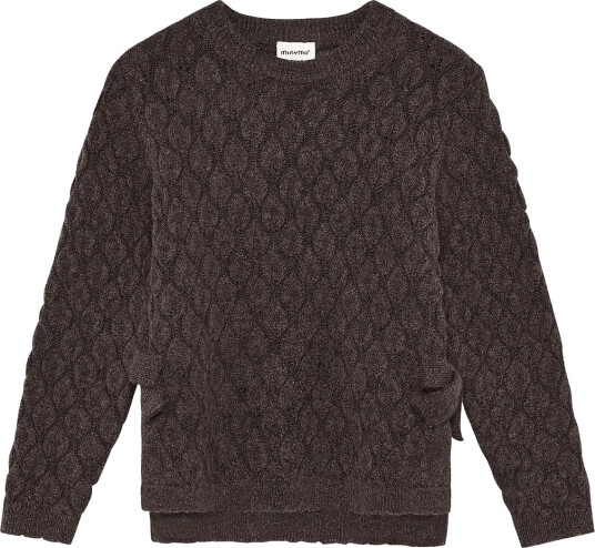 Minymo Pullover Knit   Brown   122