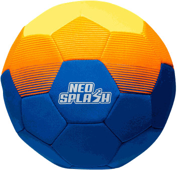 Neo splash Neoprene Beach Soccer Ball, fotball til strandlek Orange STD