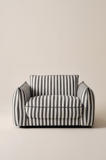 Jotex Jotex Lenestol Svart/hvit MOLTON 2071417010