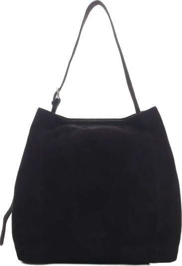 Nunoo Chiara Large Suede Black   Black   ONE SIZE