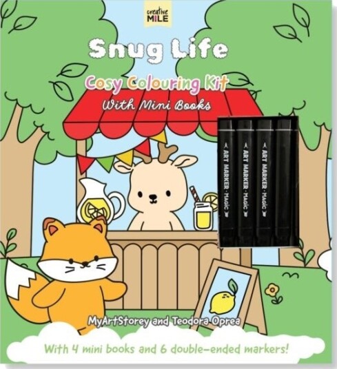 Snug Life: Cosy Colouring Kit with Mini Books