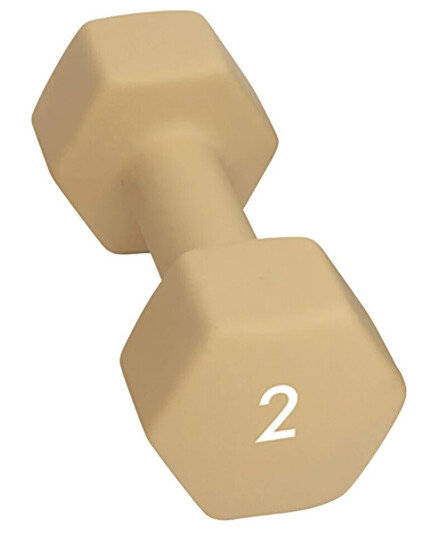 Abilica Dumbbell 2 Kg, dumbbell Beige Abilica Dumbbell 2 Kg, dumbbell Beige