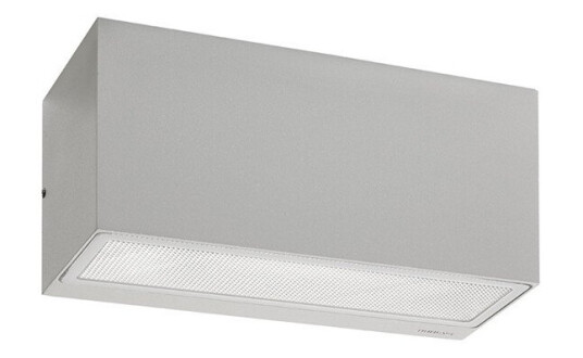 Norlys - Asker Up/Down Utendørs Vegglampe 22,5 cm Alu