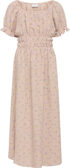 Grunt Kjole ALIS Viskose/Polyester stoff Peach Grunt 16 år 176 Kjole Rosa