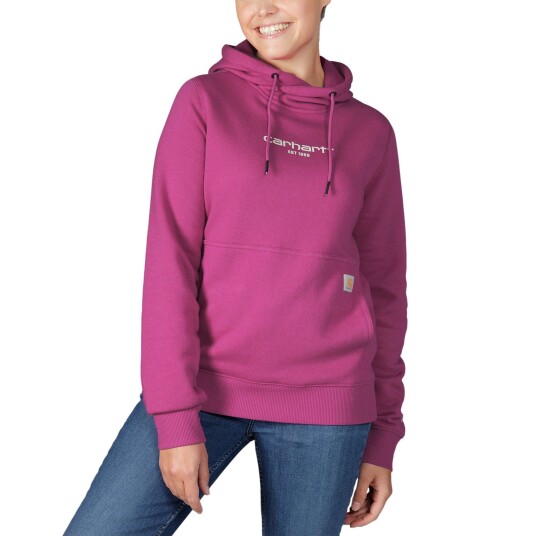 Carhartt Force Hoodie Womens Magenta Agate S S Carhartt Force Hoodie Womens Magenta Agate S S
