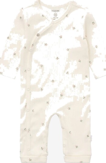 Noppies Playsuit Ls Aop   EGRET   56