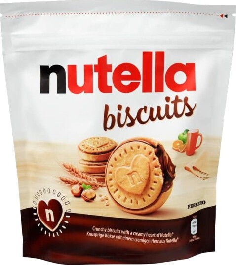 Nutella Biscuits Pose med Nutella fylte Kjeks 193 gram