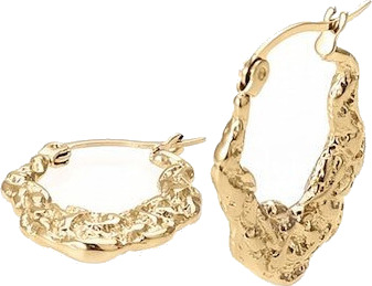 Sistie 2Nd Xenia x Sistie 2nd Medium Earrings Forgylt Rustfritt stål 