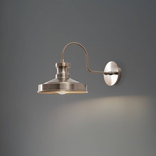 Vegglampe Berceste Opviq dimbar Bronse / messing Stue / spisestue Metall