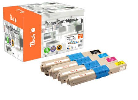 Peach 112227 3500 Sider 9000 Sider Svart Cyan Fiolblå Gult 4 Stykker