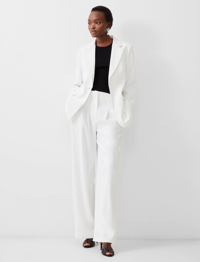 French Connection Harrie Suiting Single Breasted - Cream - 34