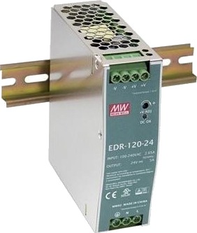 Mean Well Edr-120-48 90 264 V 120 W 48 V Rohs 40 Mm 113.5 Mm