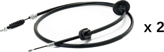 RIDEX 124C1455 Tautrekk håndbremse