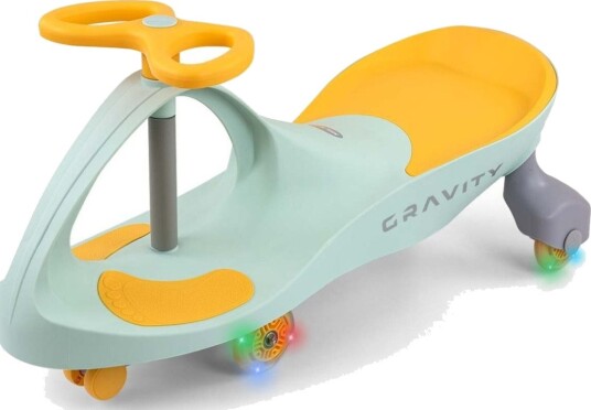 Milly Mally Gravity Gåbil For Barn - Maks 50 kg - Lime, Gul