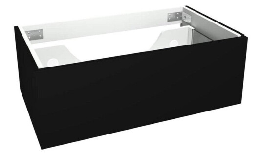VikingBad Mie Demi Servantskap Slett - Sort Matt VikingBad Mie Demi Servantskap Slett - Sort Matt