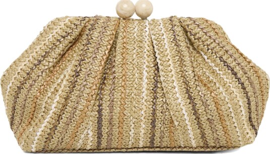 SUI AVA Saint Tropez Clutch Brown ONE SIZE
