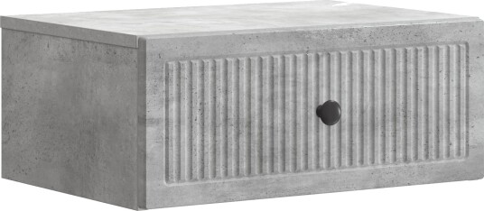 Nattbordskap Betonggrå 49 x 34,5 x 20 cm Konstruert tre
