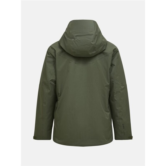 Peak Performance M Maroon Insulated Jacket Pine Needle