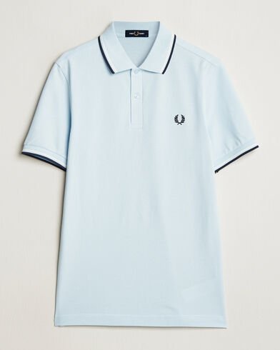 Fred Perry Twin Tipped Polo Shirt Light Ice Fred Perry Twin Tipped Polo Shirt Light Ice
