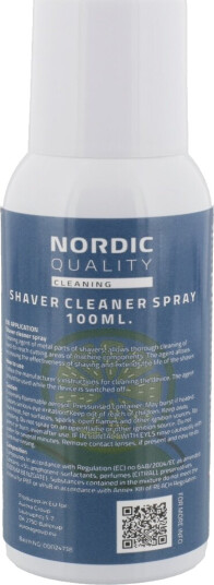 Nordic Quality barbermaskin rengjøringsspray 100 ml Nordic Quality barbermaskin rengjøringsspray 100 ml