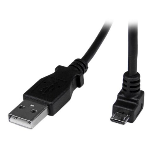 STARTECH 2M ANGLED MICRO USB CABLE USB TO DOWN ANGLE MICRO USB CABL