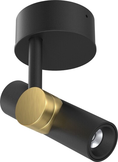 Linea Light Goose Vegglampe Ø14 Sort/ Gull